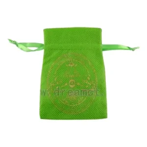 Nonwoven Pouch with Gold Printing